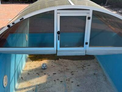 Чистка бассейна до