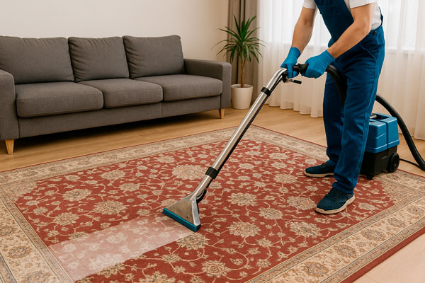 Как чистят ковры?