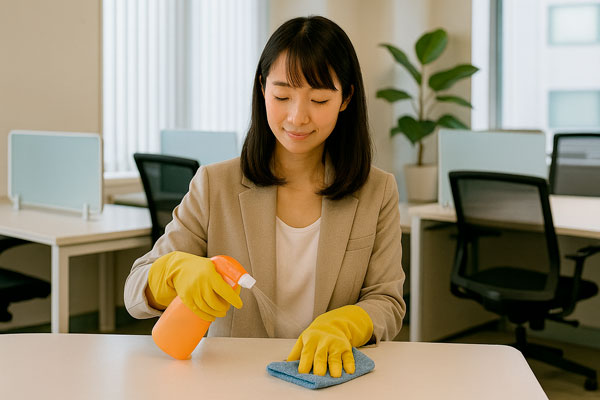 Уборка вне дома: чистота в офисе и общественных местах