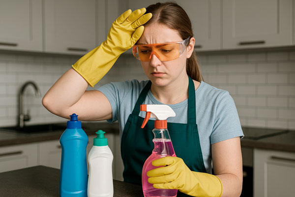 Техника безопасности при работе с чистящими средствами