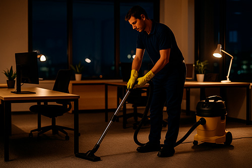 Вечерняя уборка офиса фото